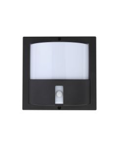 Nevada Outdoor PIR Wall Light in Black