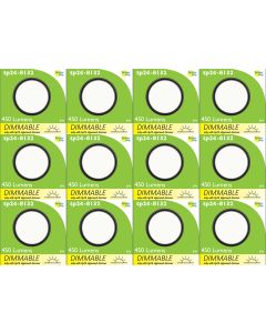 8132 Frosted Round G40 LED Dimmable 3000K (Warm White) *12 Pack Bundle*