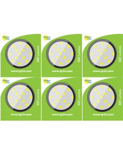 8620 3.5W G40 SMD LED Clear Round Lamp (5410/5412 Replacement) *6 Pack Bundle*