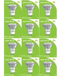 8710 LED 3.5W Clear Spot L1/GU10 Cap (2882 & 2880 Replacement) *12 Pack Bundle*