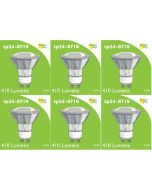 8710 LED 3.5W Clear Spot L1/GU10 Cap (2882 & 2880 Replacement) *6 Pack Bundle*