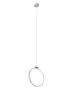 10191 Washington Single Suspension Pendant with Medium Circle Lamp