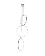 10193 Washington 3 Way Suspension Pendant with Medium Circle Lamps