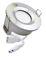 5732 G40 IP65 Downlight Chrome Inc 8624 3.5W Frosted Lamp